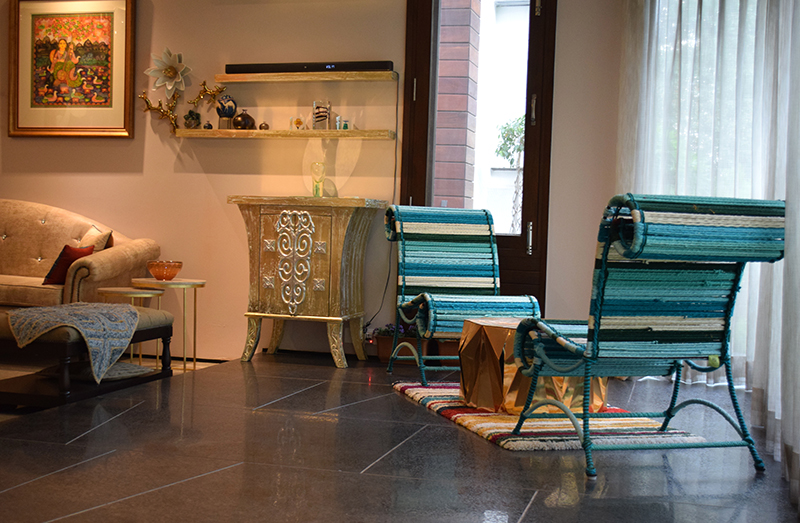 Athena Chair at Clinets Home by Sahil & Sarthak